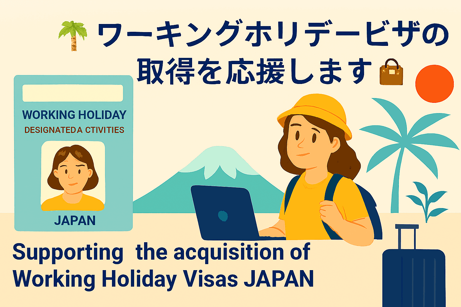 ワーキングホリデービザ|観光・文化交流・就労|東京の行政書士がサポート