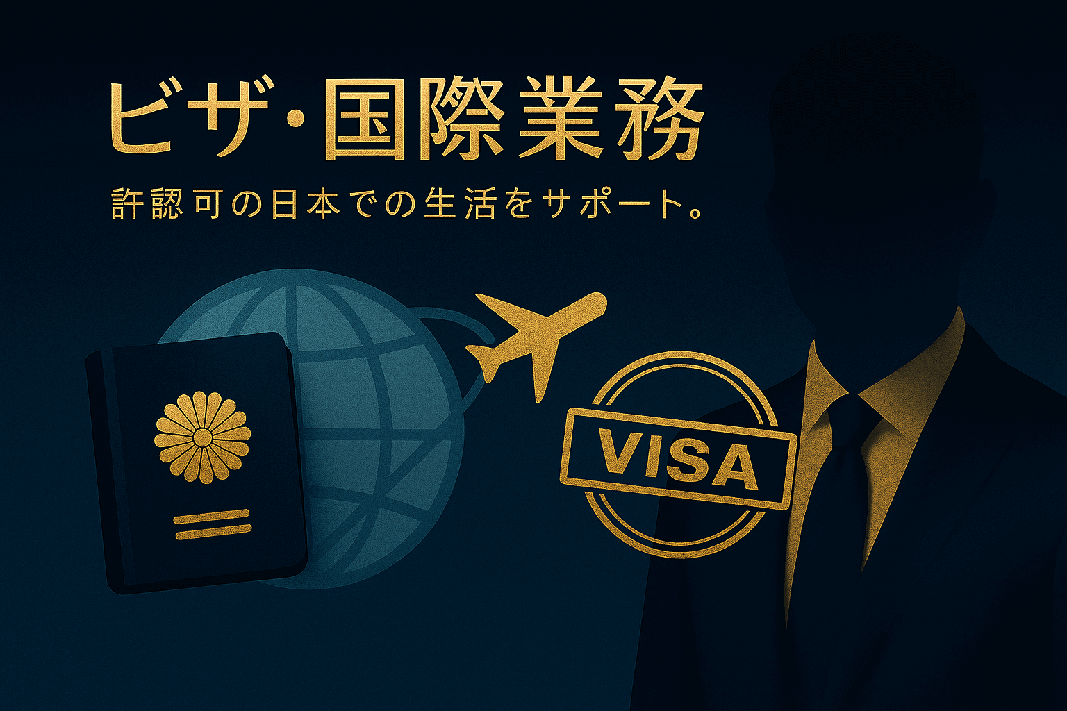 外国人のビザ及び人材紹介サービスアイコン